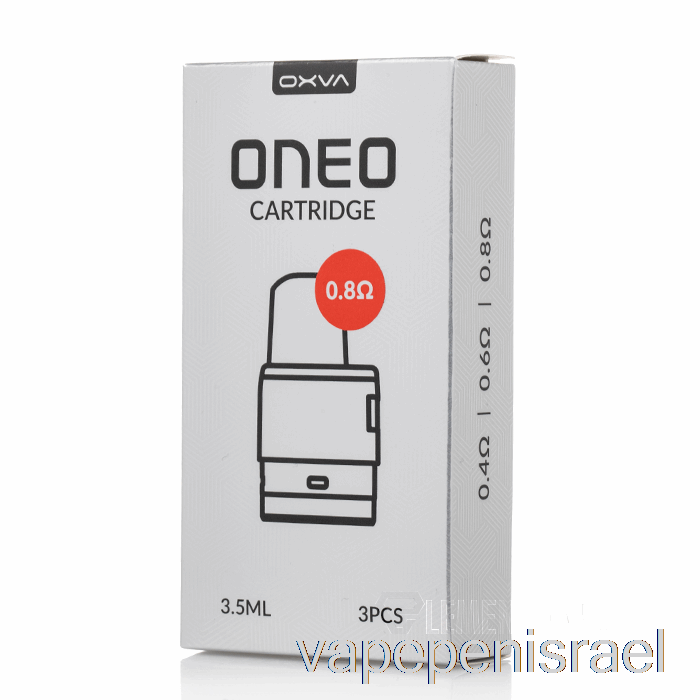 תרמילים להחלפה חד פעמיים Vape Israel Oxva Oneo 0.8ohm Pods Oneo
